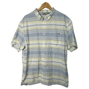 VANS Men’s XXL Striped Button-Down 100% Cotton